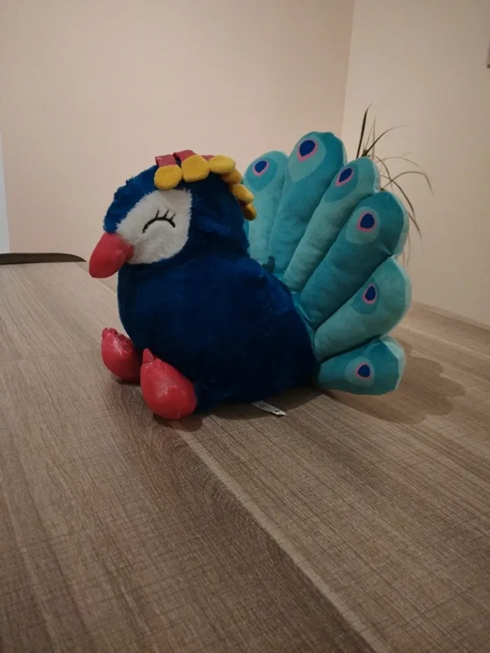 Peluche paon - photo numéro 3