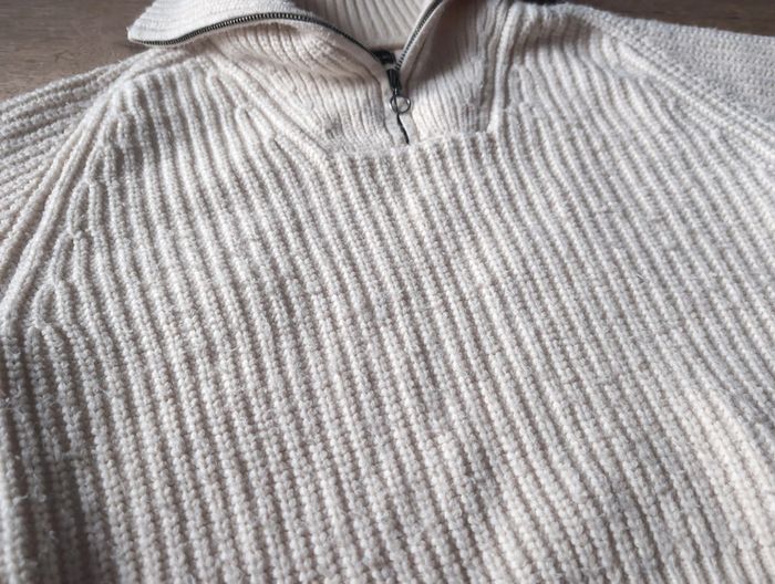 Pull camionneur crème ikks 14 ans S - photo numéro 3