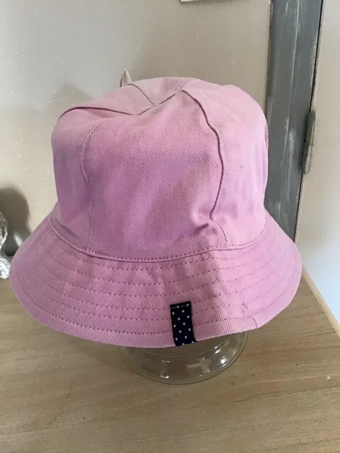 Chapeau bob fille couleur lilas taille 48 marque Herlaine - photo numéro 3