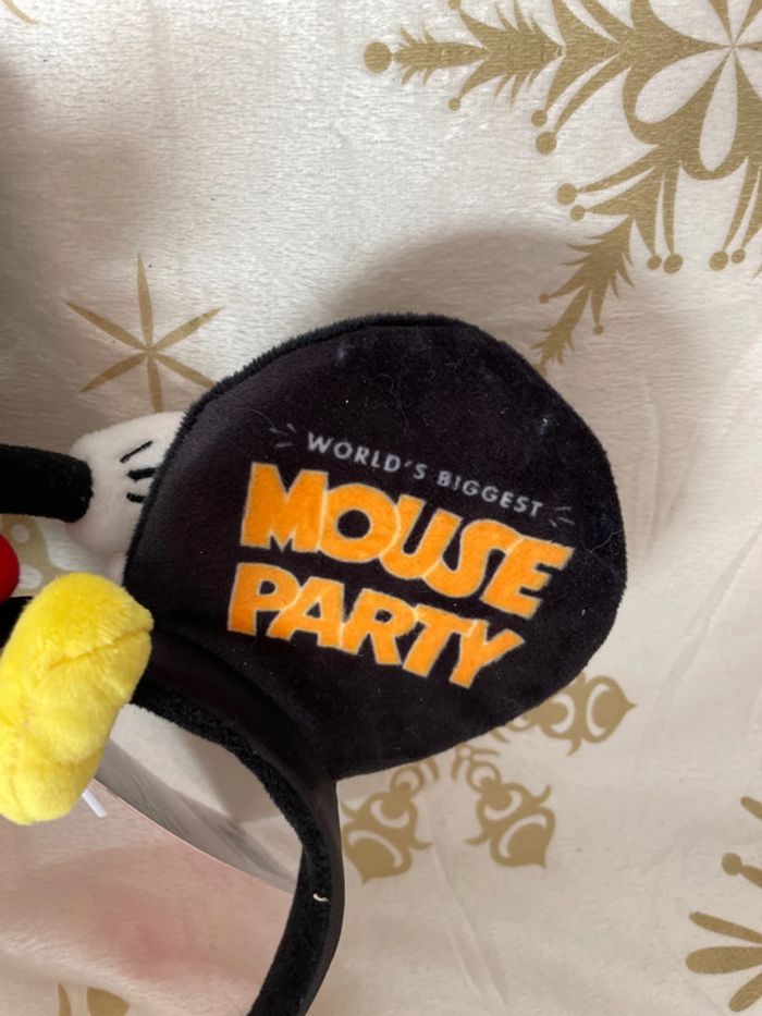Serre tête Oreilles Mickey Mouse Party World's Biggest Disneyland Paris 2018 Disney Ears fête - photo numéro 3