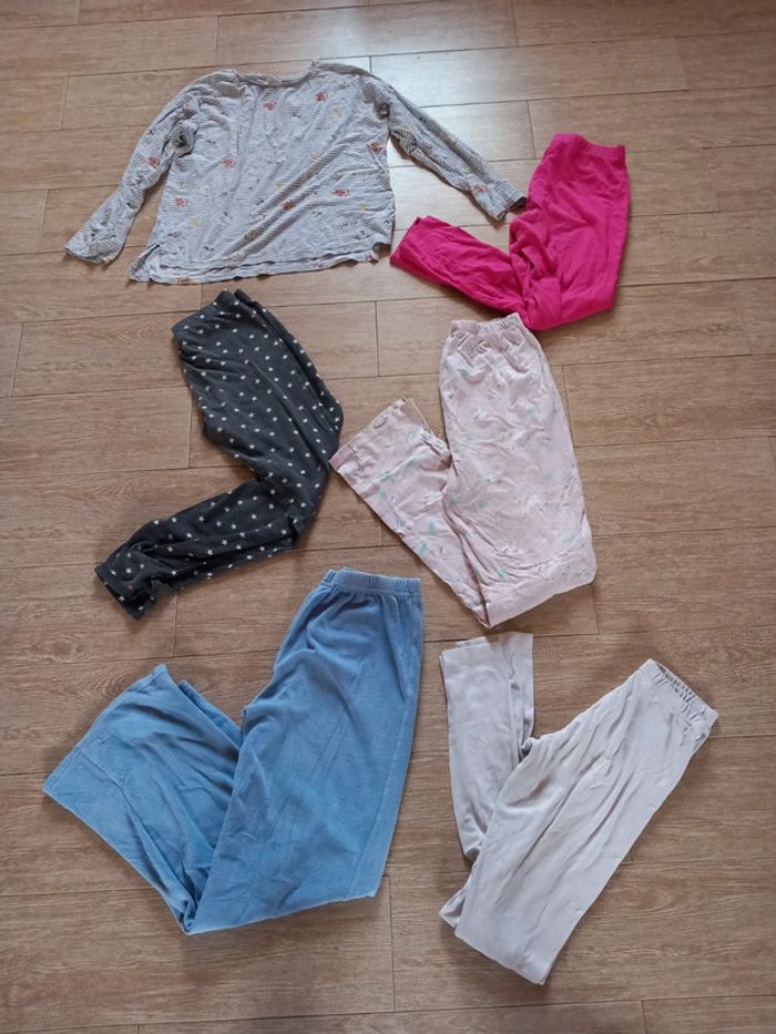 Lot pyjamas dépareillés fille 12 ans