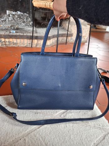 Sac à main bleu nuit femme max & enjoy