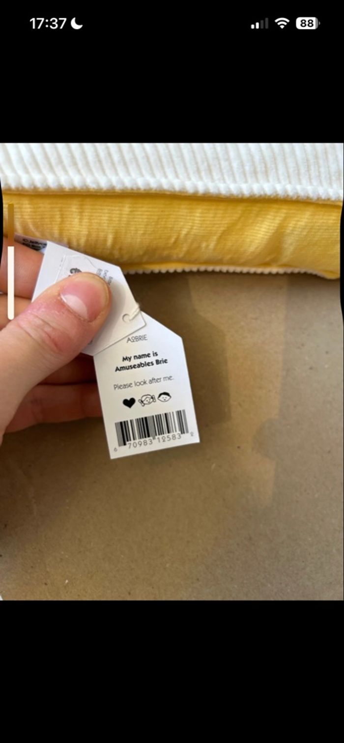 Peluche jellycat brie - photo numéro 4