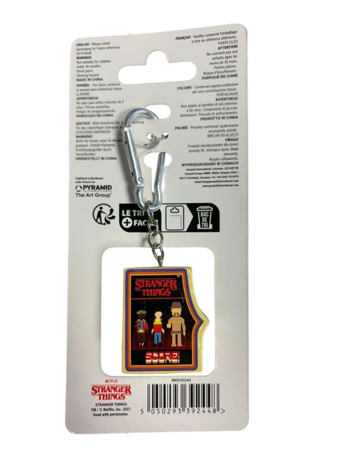 Porte clés Stranger Things Palace Arcade Pyramid International neuf - photo numéro 2