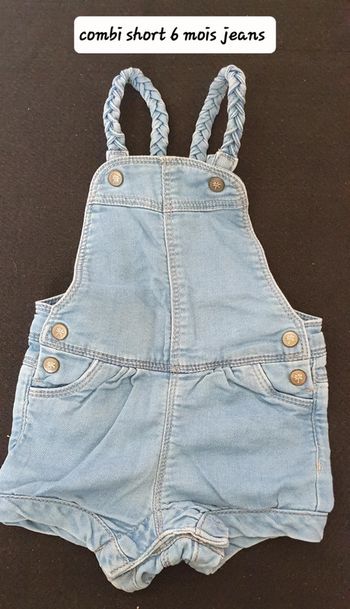Combinaison short 6 mois