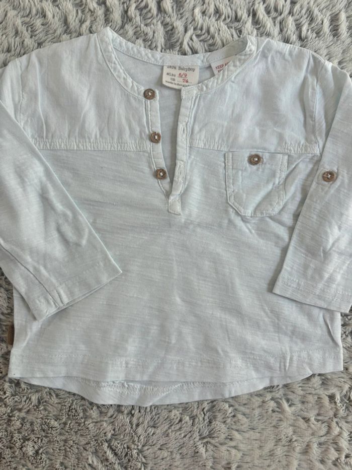 T-shirt ML Zara 74cm - photo numéro 2