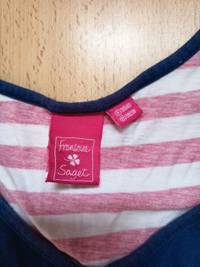 T-shirt Françoise Saget taille 38 - photo numéro 2