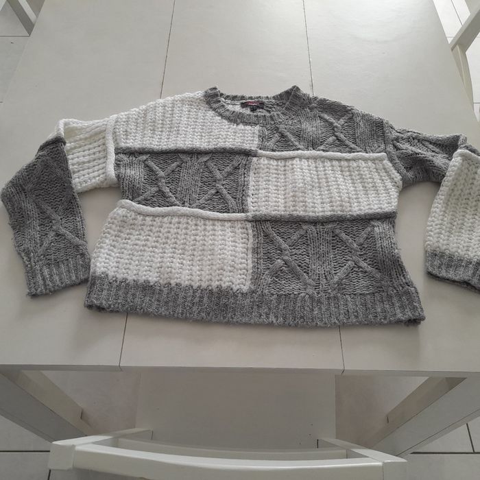 Pull bicolore