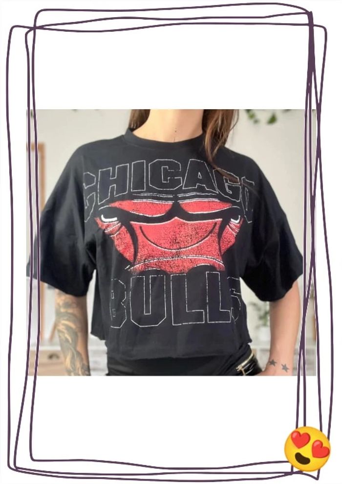 T-shirt court Chicago bulls NBA taille L , 100 % coton