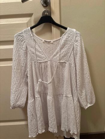 Tunique Pull&Bear taille M blanche