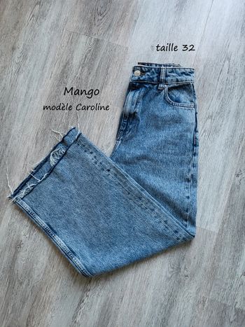 Jean culotte coupe large modèle Caroline Mango taille 32
