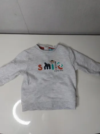 Pull gris "Obaibi"