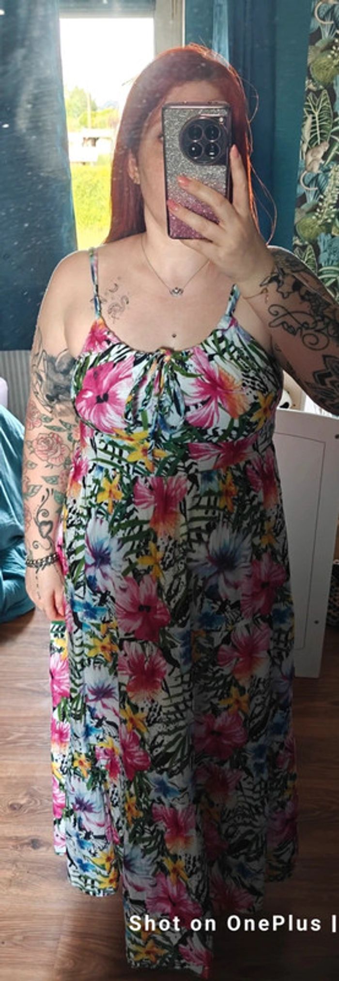 Superbe robe d'été fleurie