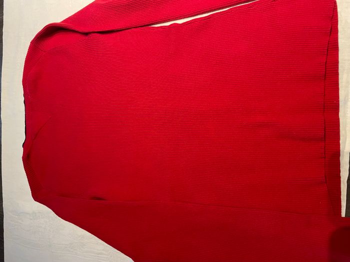 Pull Rouge Femme Tommy Hilfiger Taille P/S - photo numéro 2