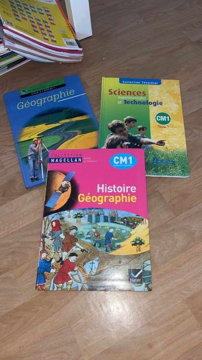 Lots 3 livres histoire geo