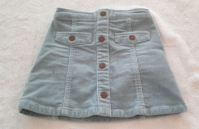 Jupe velours côtelé