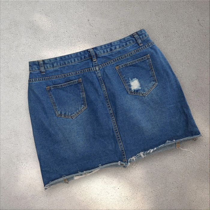 Jupe en jean femme taille XL - photo numéro 6