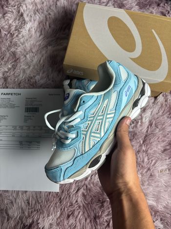 Asics gel NYC blue cream bleu neuve taille 39