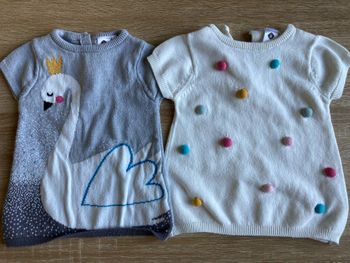 Lot 2 pull manches courtes