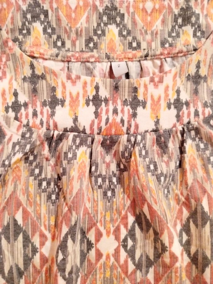 T-shirt top motif africain - photo numéro 3