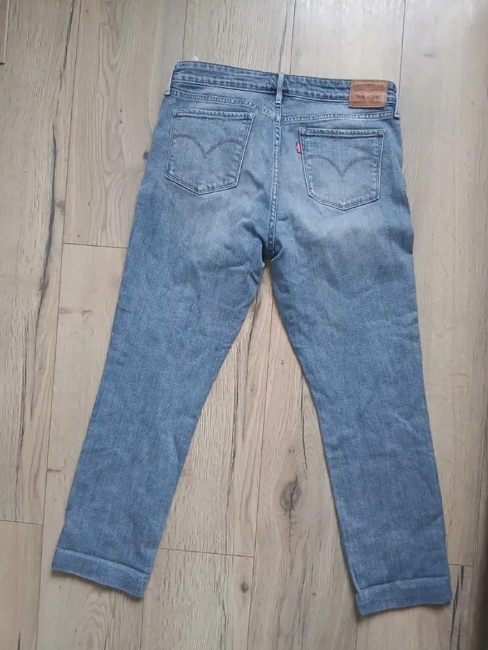 Jean levis 712 slim 31x32 bleu clair brut FR40 - photo numéro 3