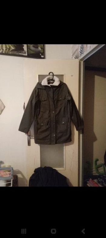 Manteau avec col moumoutte