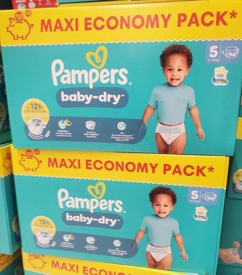 Couches Pampers Taille 5, 188 Couches.