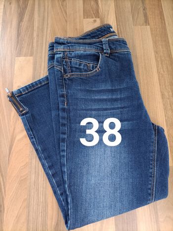 Pantacourt Jean bleu marine 38 Grain de Malice