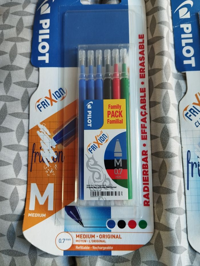 Cartouche +stylos frixion clicker neuf - photo numéro 2
