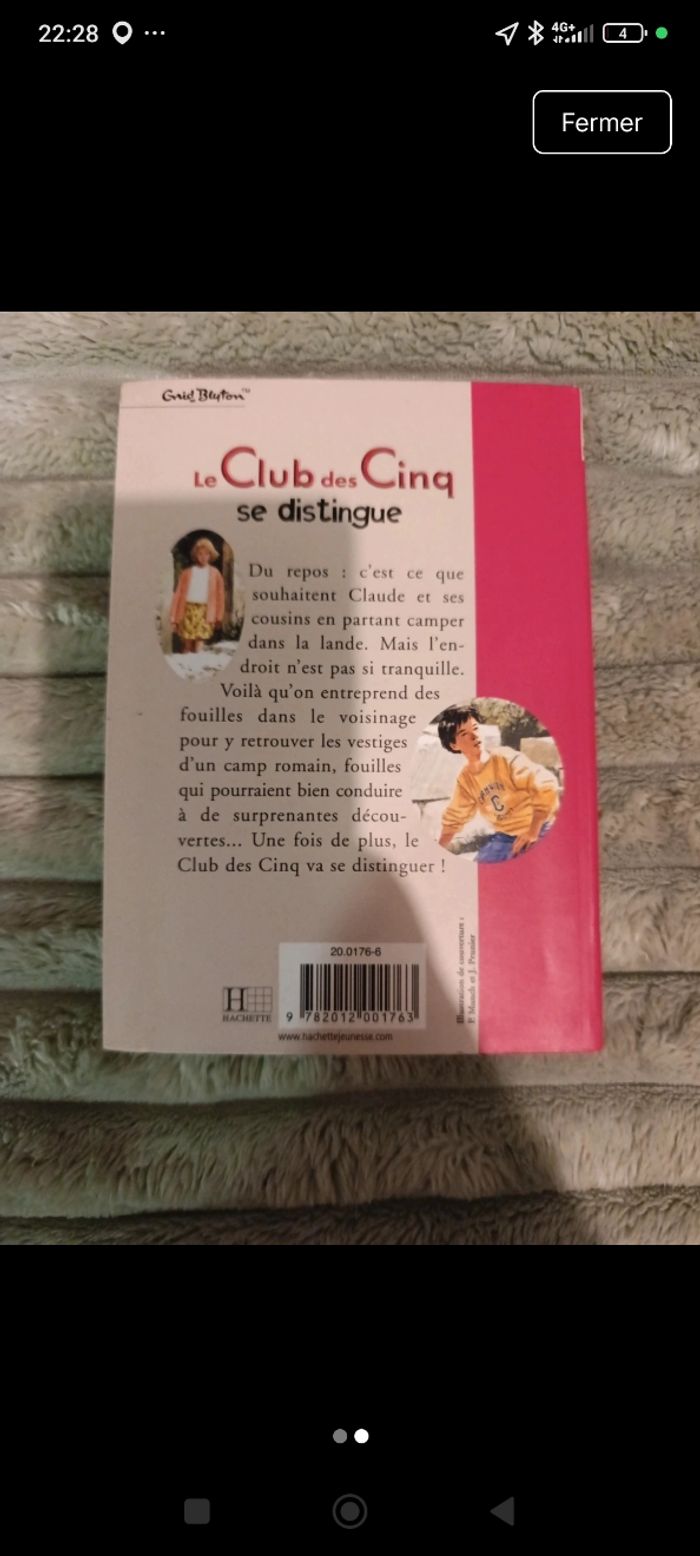 Lot de 3 livres club des cinq - photo numéro 6