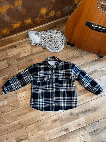 Belle chemise veste à carreau Zara 3-4 ans