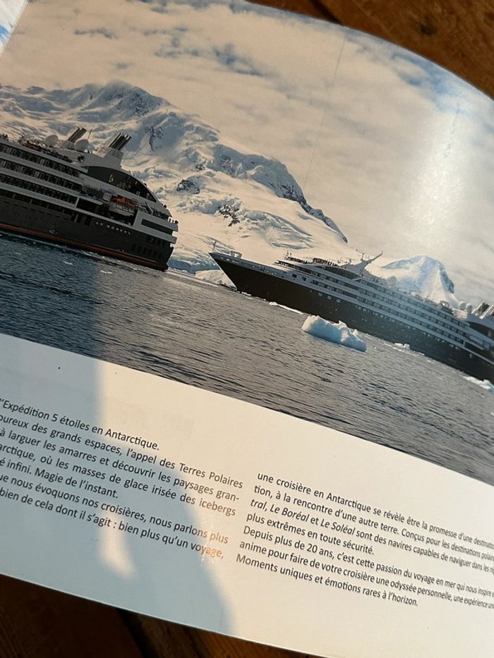 Compagnie du Ponant - Livre Voyage en Antarctique Terre de Feu Shetland du Sud beau album - photo numéro 4
