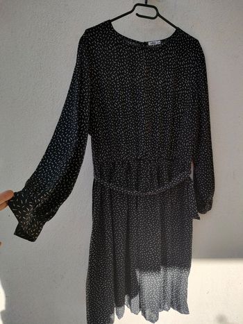 Sublime robe noire blanc Gémo 50