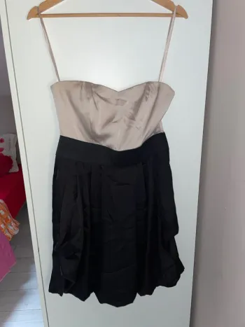 Robe rose et noire H&M 38