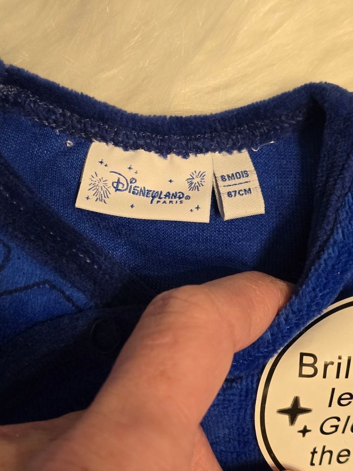 NEUF (NON PORTÉ)🏷 💙💙😍😍sublime pyjama 6 mois disneyland paris 💙💙🤩😍 - photo numéro 4