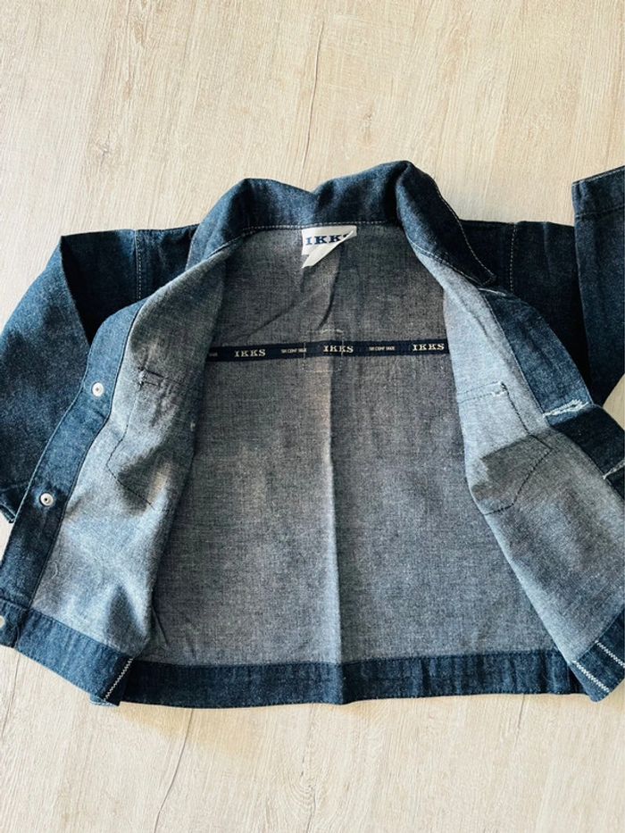 Veste en jeans vintage bébé garçon ikks - photo numéro 2