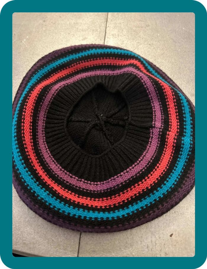 Beret multicolore - photo numéro 2