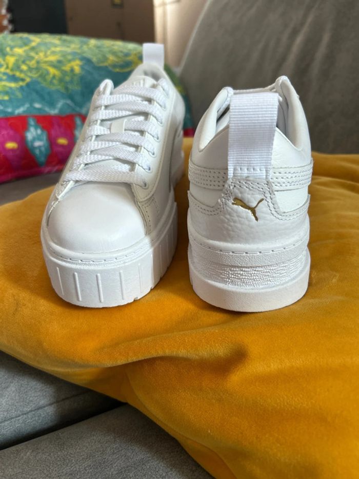 Baskets Puma Mayze blanches - photo numéro 5