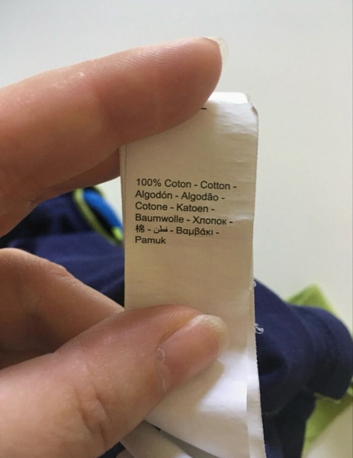 T-shirt manches longues TRÈS BON ÉTAT garçon taille 3 ans couleurs bleu et vert - photo numéro 5