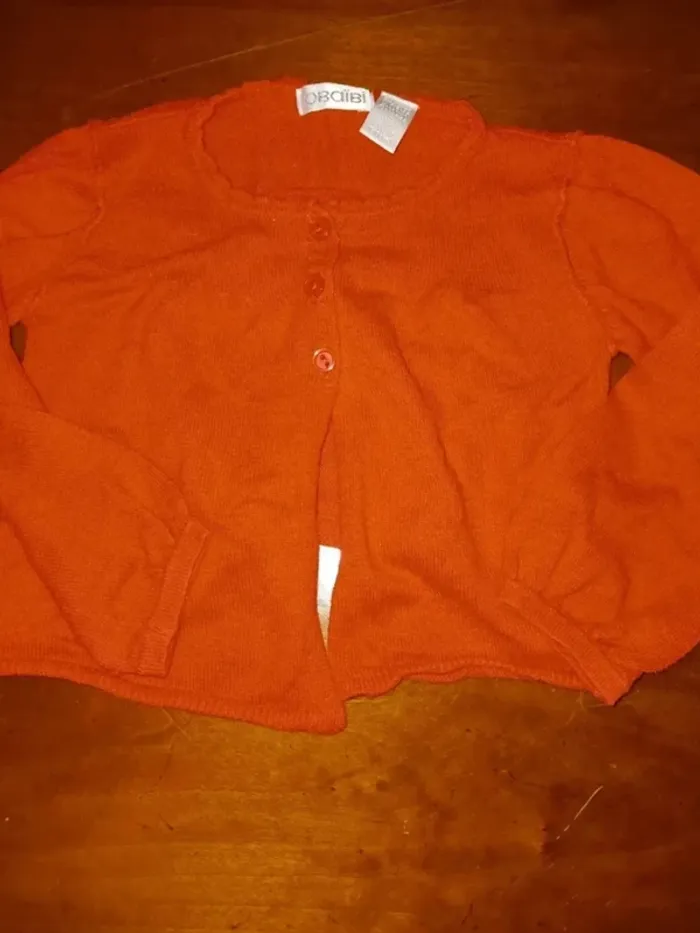 Gilet fin rouge 6 mois obaibi