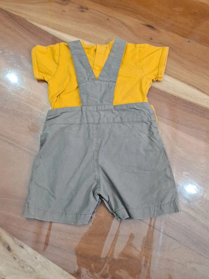 Ensemble short Salopette 9 mois - photo numéro 3