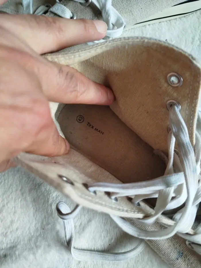 Chaussures homme en toile Tex taille 43 - photo numéro 6
