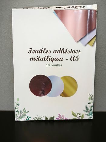 Feuilles adhésives métalliques