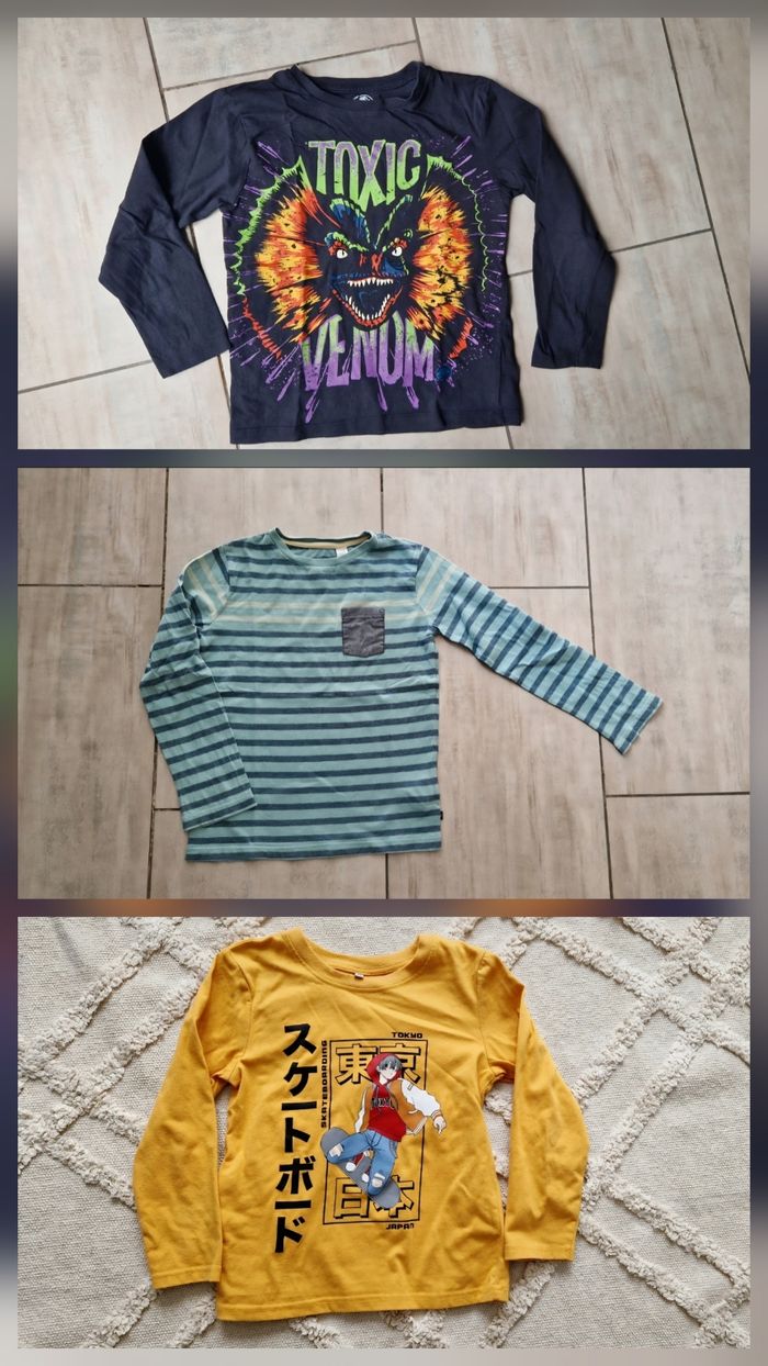 Lot de 3 hauts manches longues 6 ans