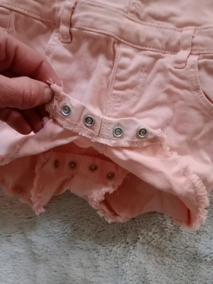 Combishort 12-18 mois rose tendre c48 - photo numéro 6