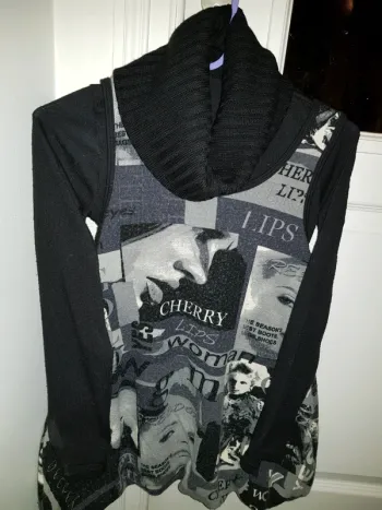 Pull col roulé