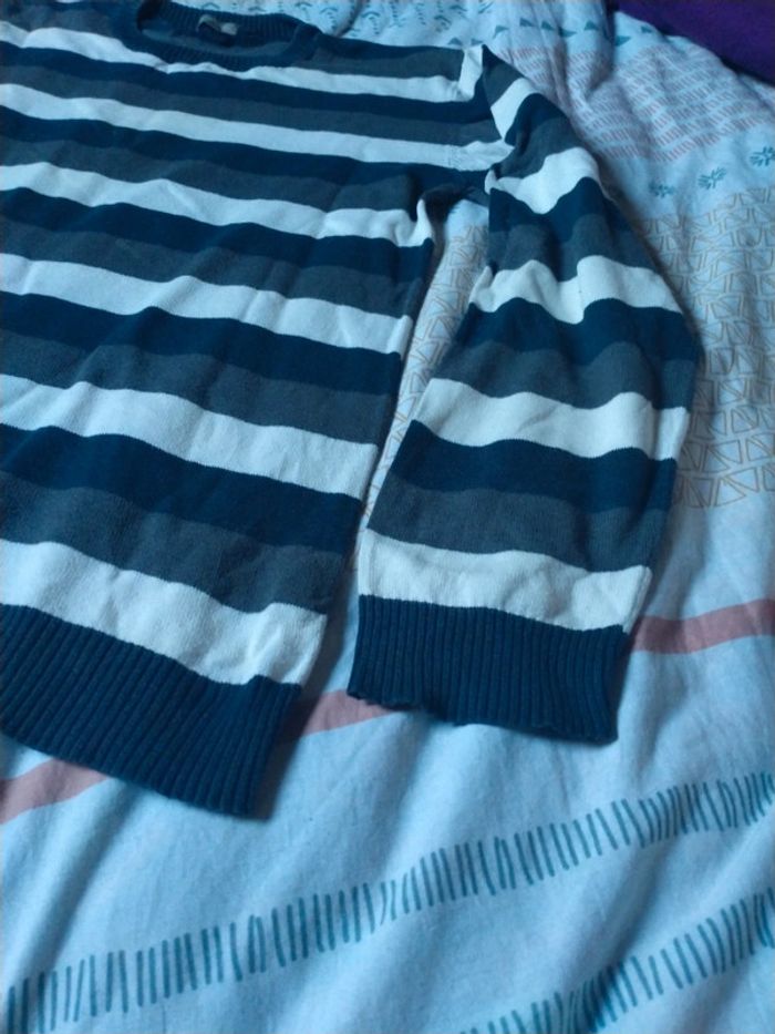 Pull fin rayé 14 ans - photo numéro 3