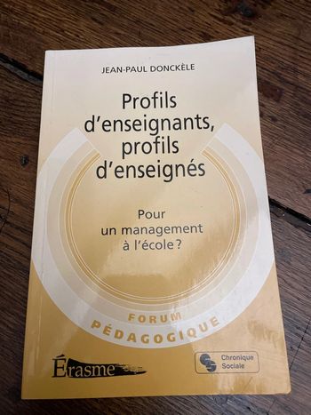 Profils d’enseignants, profils d’enseignés - Jean-Paul Donckèle