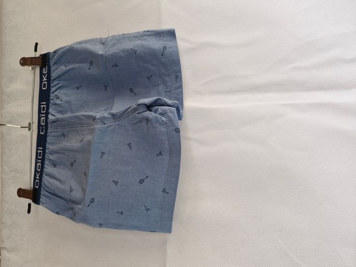 Pyjama 2 pièces 3 ans Okaïdi Jaune bleu marine inscription jouer en duo raquettes volants - photo numéro 4