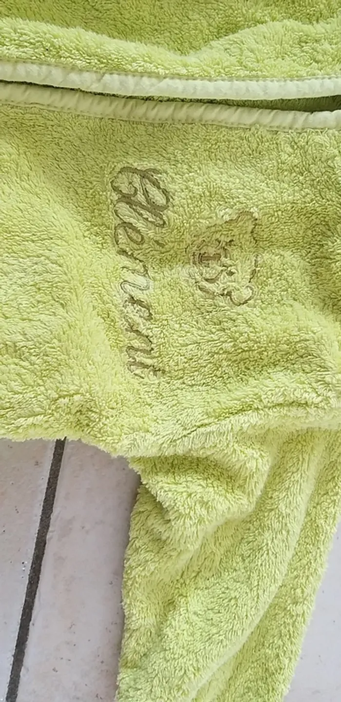 Peignoir prénom  Clément 12 mois - photo numéro 2